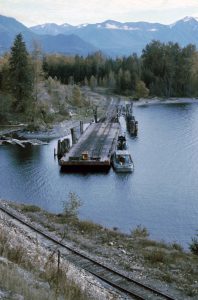 CP Rail Fähren, Verladeanlage Rosebery B.C.