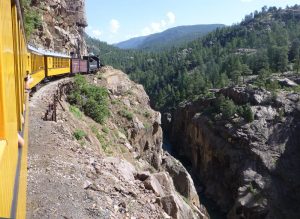 Kliff über dem Animas River Canyon