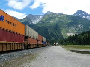 Rogers Pass, westl. Portal des Connaght Tunnels, Glacier (?)