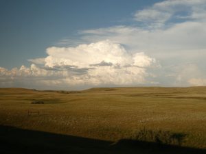 Da braut sich etwas zusammen: Stimmungen in der Prärie von North Dakota