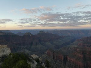 Grand Canyon North Rim, Bright Angel Point, Sonnenaufgang