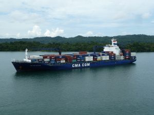CMA CGM MATISSE, Gatun Locks, Panama