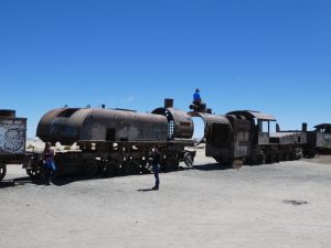 Uyuni, Cimitero des trenes